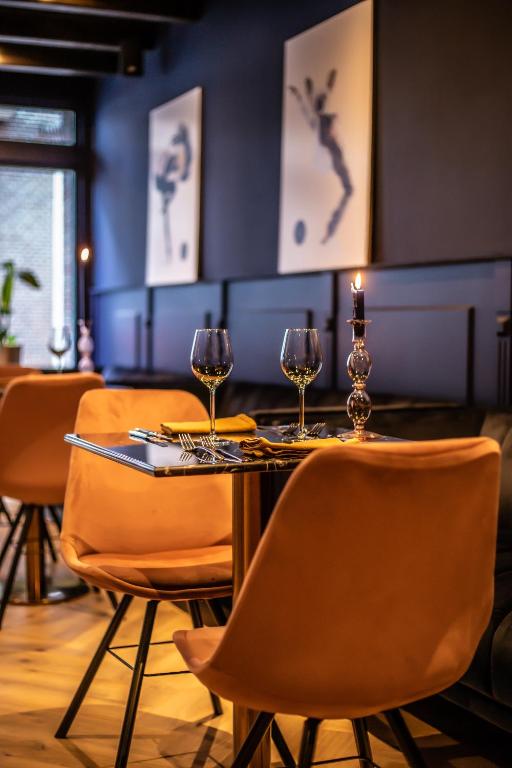 Posezení v ubytování Boutiquehotel Dokkum