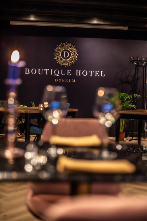 Posezení v ubytování Boutiquehotel Dokkum