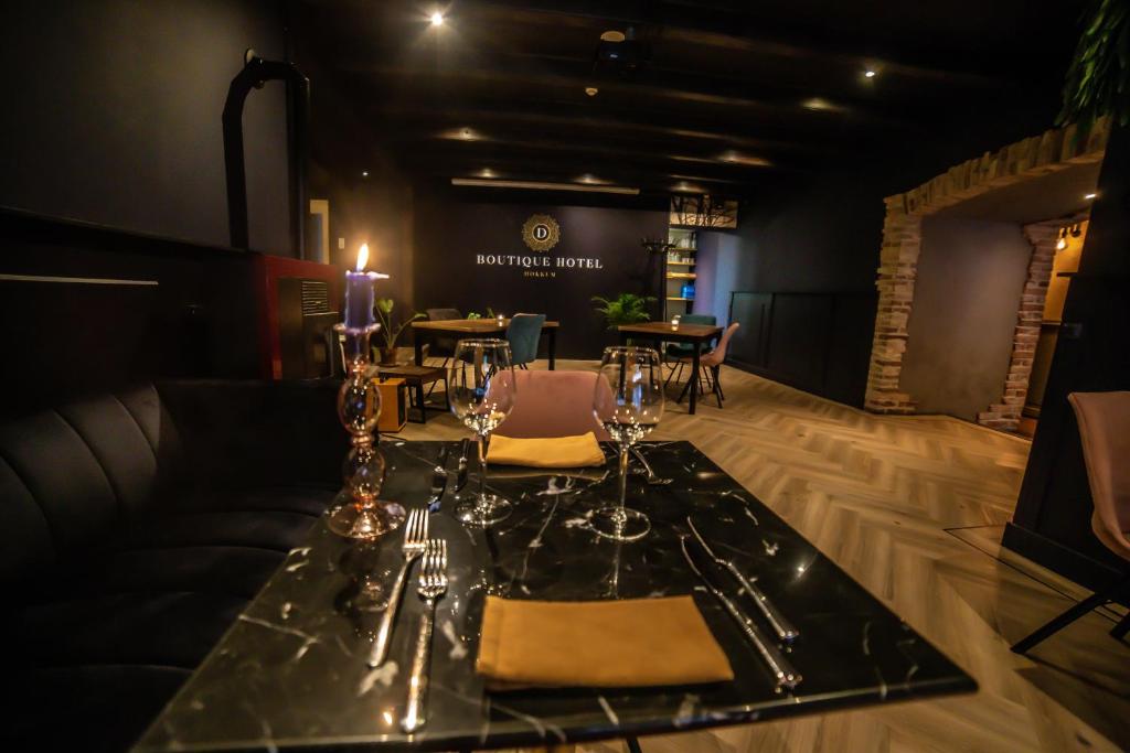 Posezení v ubytování Boutiquehotel Dokkum