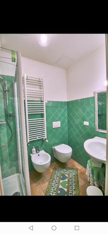 Kúpeľňa v ubytovaní Del Castello