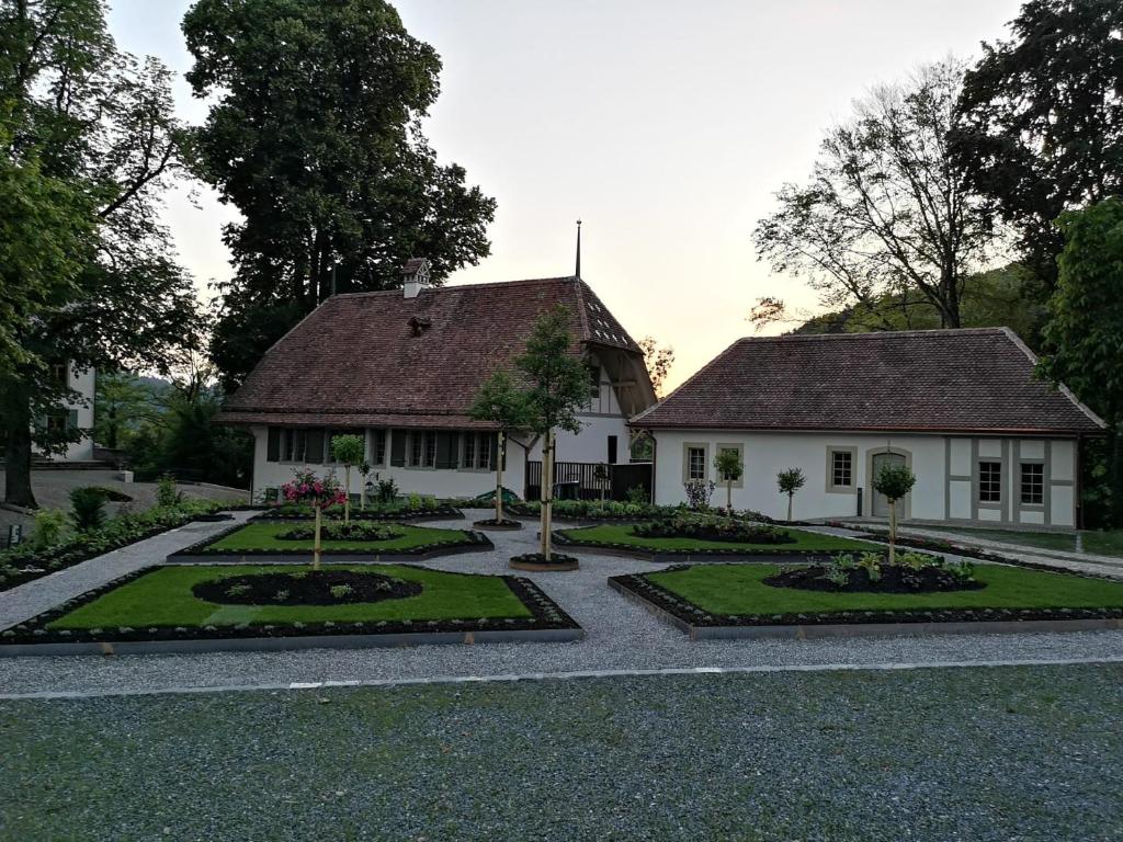Zahrada ubytování Resort Schloss Rued
