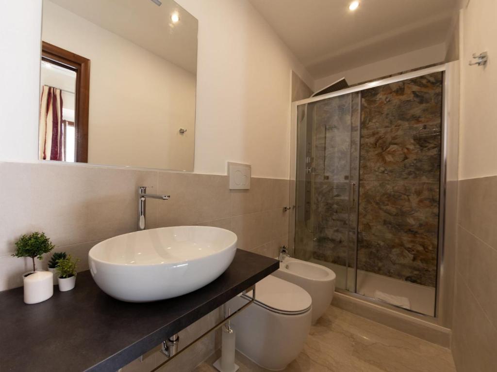 Łazienka w obiekcie The Best Rent - Apartment with a view on Altare della Patria