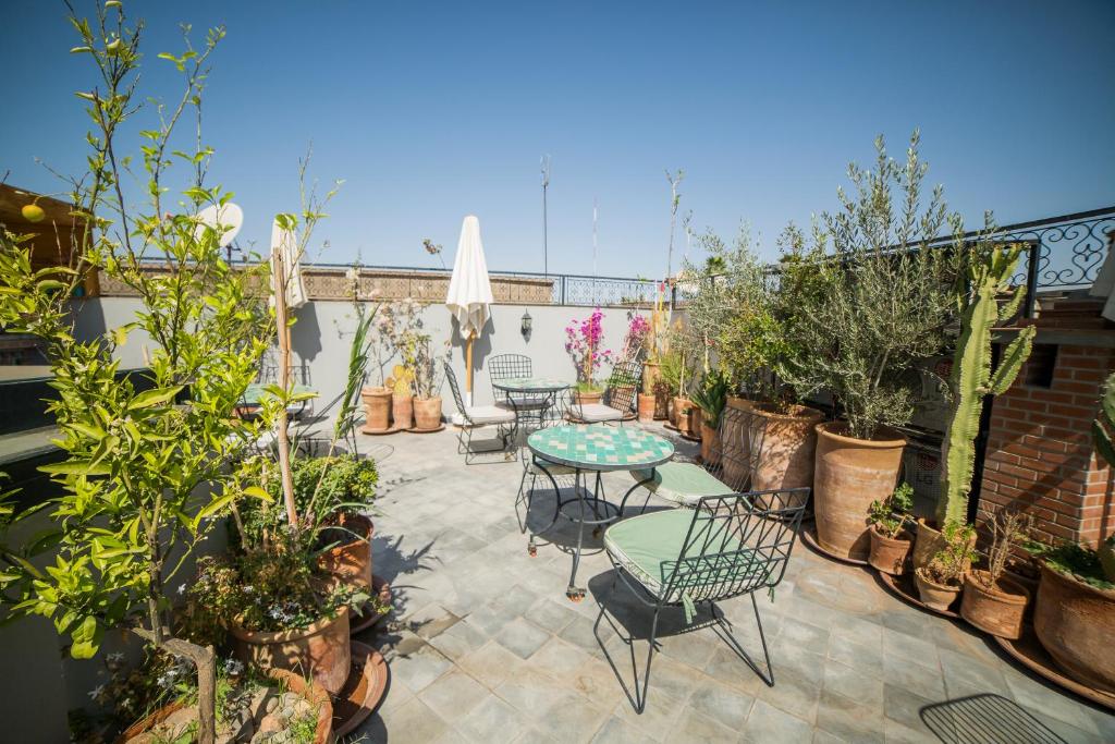 Zahrada ubytování Riad Le Petit Joyau
