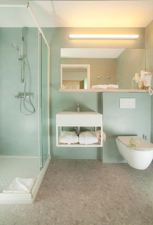 Koupelna v ubytování Terme Topolsica - Hotel Vesna