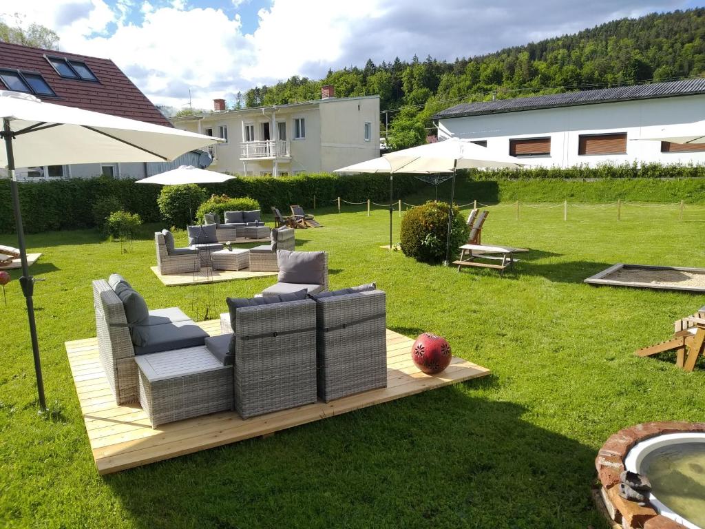 Zahrada ubytování Gästehaus Residenz Lapeiner