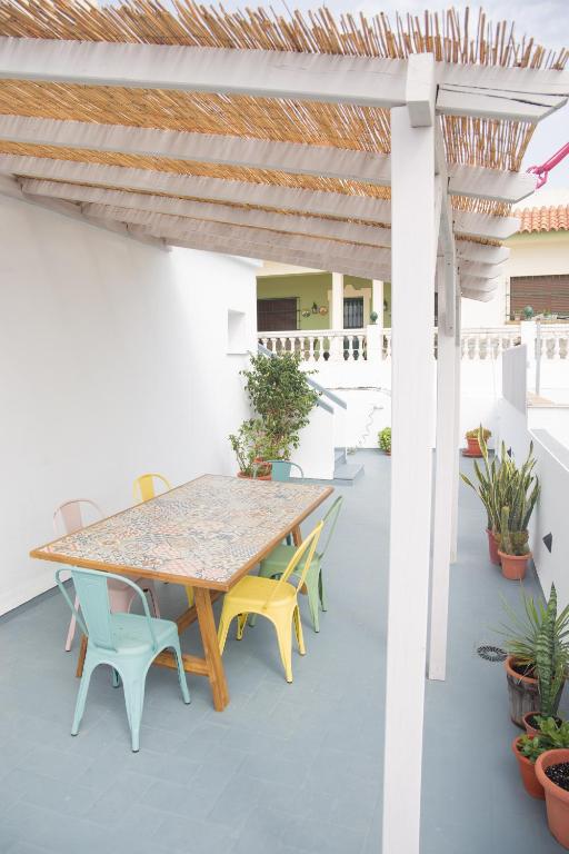 Patio nebo venkovní prostory v ubytování Casa de Océano