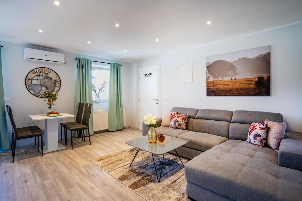 Posezení v ubytování Deluxe Apartments Franjkovic