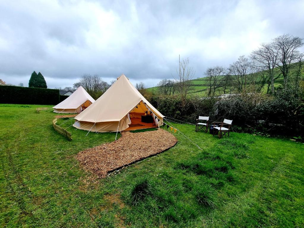 Příroda nedaleko luxury tent
