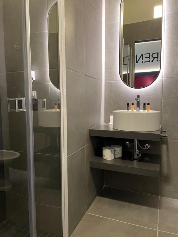 Koupelna v ubytování Hotel Iris Jesolo