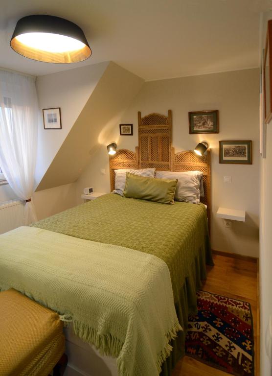 Posteľ alebo postele v izbe v ubytovaní Fília Apartman