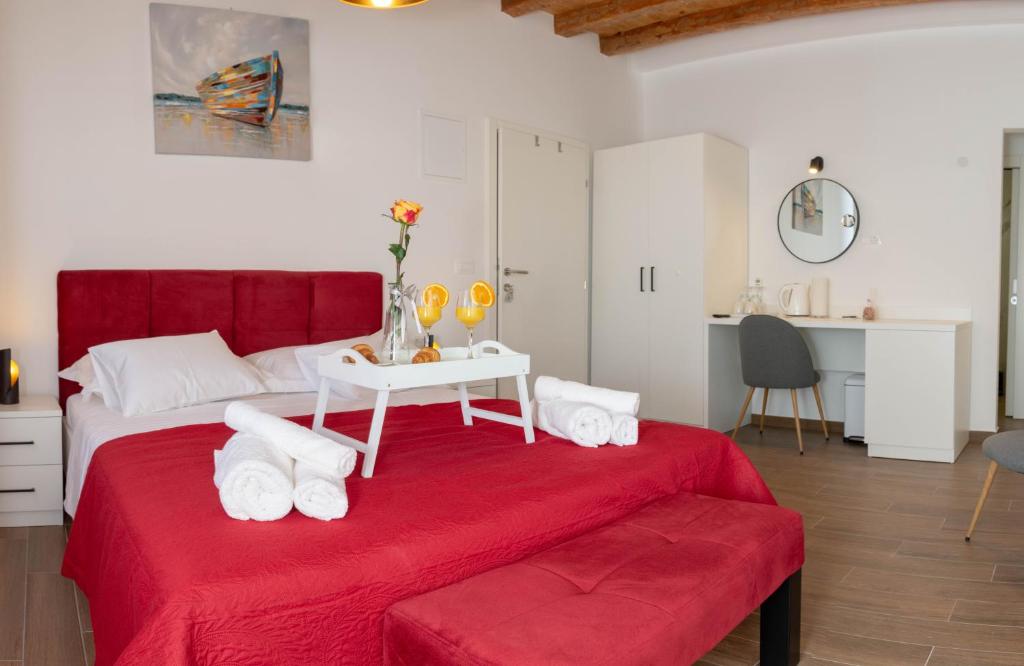 Posteľ alebo postele v izbe v ubytovaní Luxury Rooms Rustic Chic