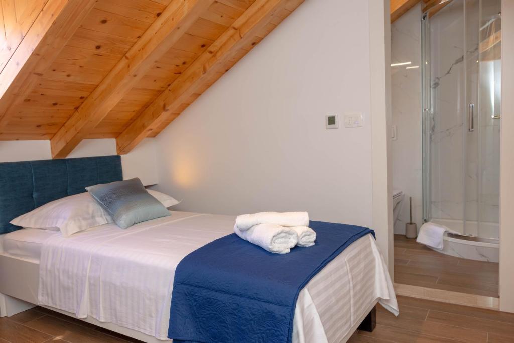 Posteľ alebo postele v izbe v ubytovaní Luxury Rooms Rustic Chic