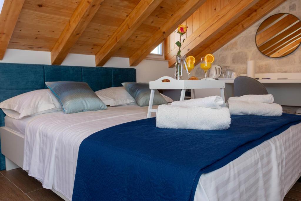 Posteľ alebo postele v izbe v ubytovaní Luxury Rooms Rustic Chic