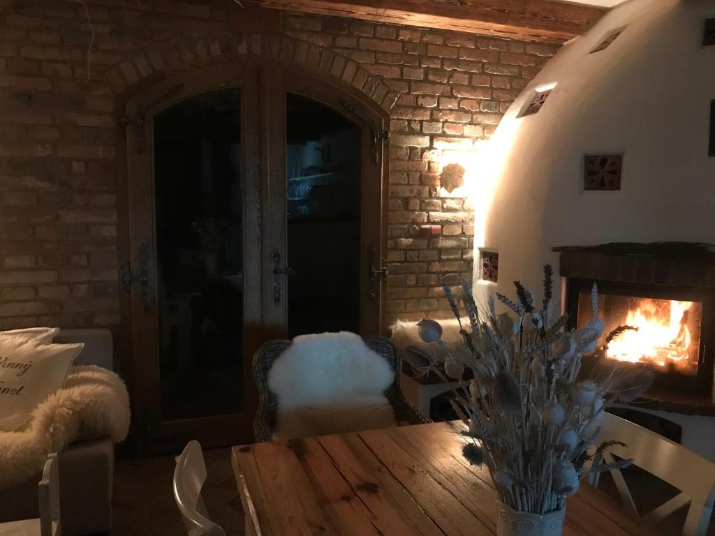 Posezení v ubytování Vinný Tunel - Vinný rodinný pokoj