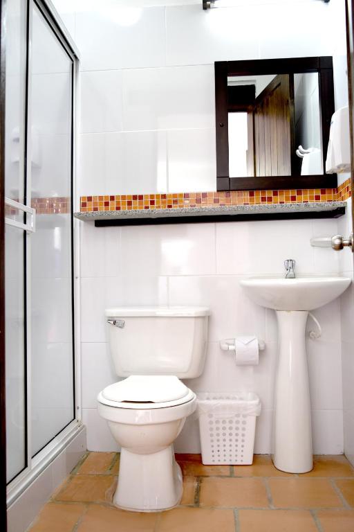 Koupelna v ubytování Chrisban Hotel Boutique