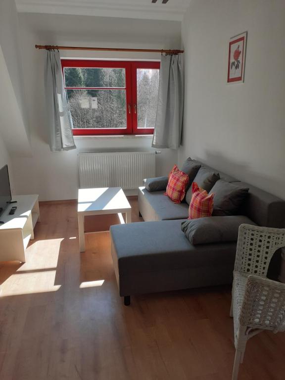 Posezení v ubytování Apartmány Na samotě