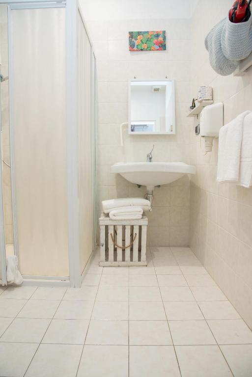 Koupelna v ubytování B&B Vicolo IV