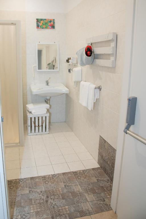 Koupelna v ubytování B&B Vicolo IV