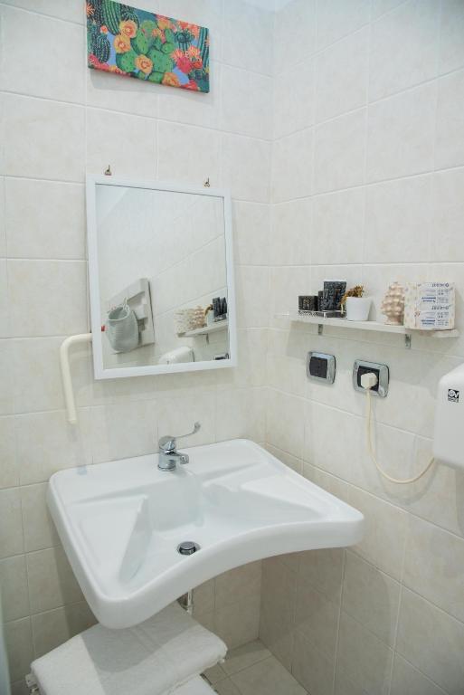 Koupelna v ubytování B&B Vicolo IV