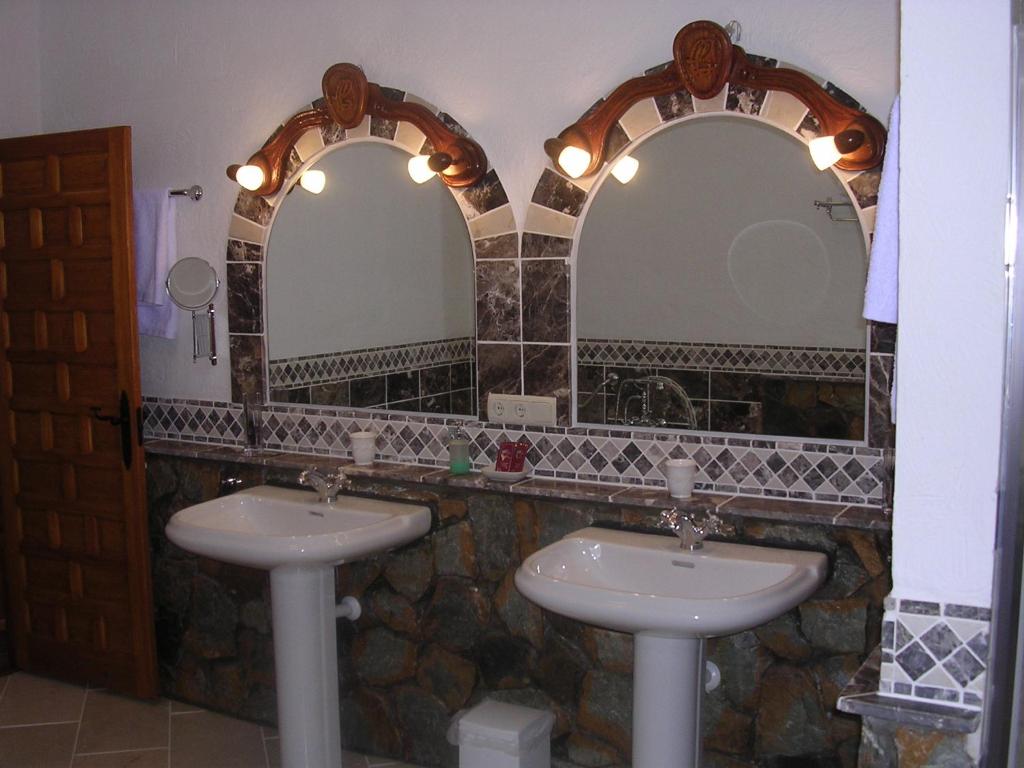 Koupelna v ubytování Hotel Villa Lehmi