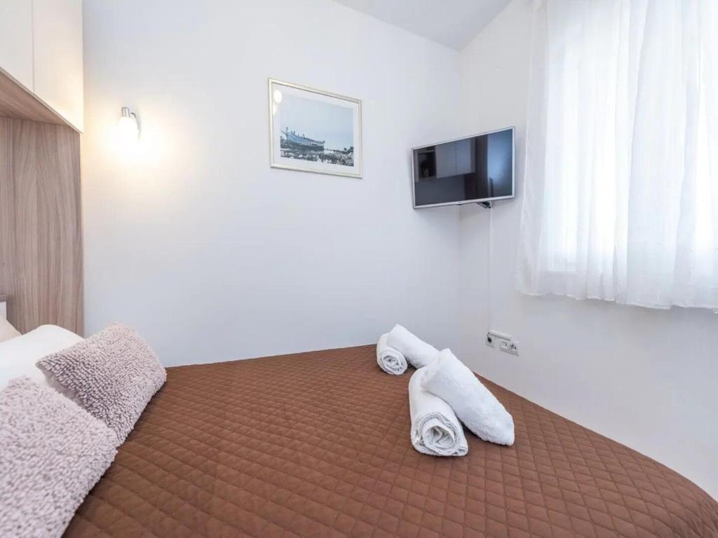 Postel nebo postele na pokoji v ubytování House Ruza