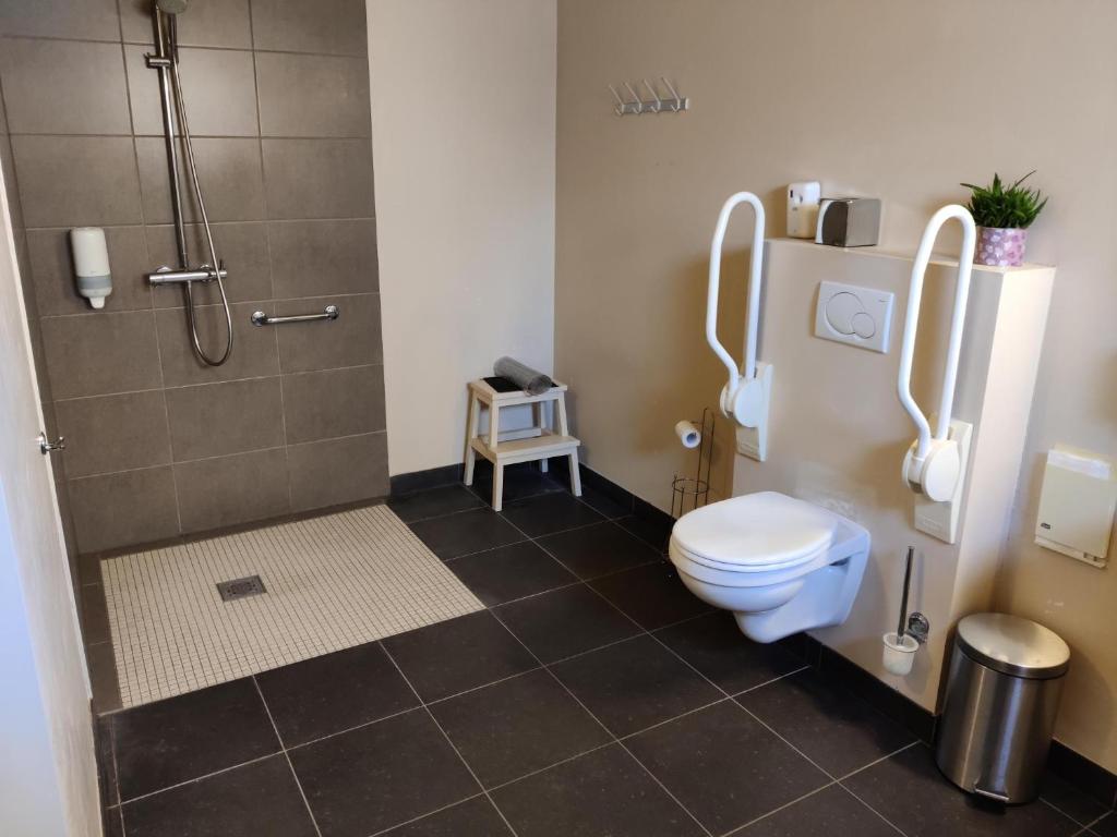 Koupelna v ubytování Flandrien Hotel