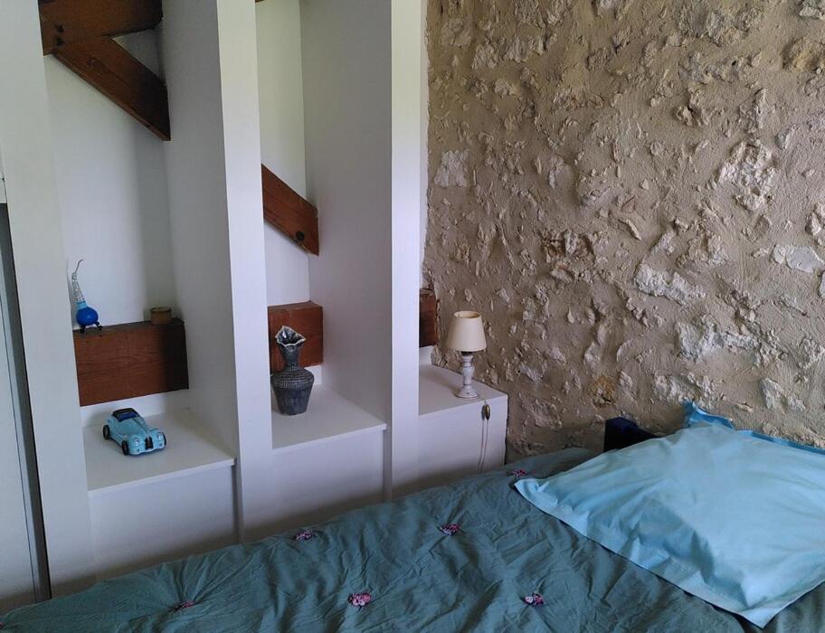 Postel nebo postele na pokoji v ubytování Le Clot de Meste Duran
