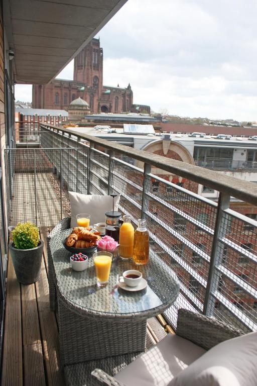 NOVU Apartments Duke Street Liverpool - 两间卧室的阁楼公寓和阳台