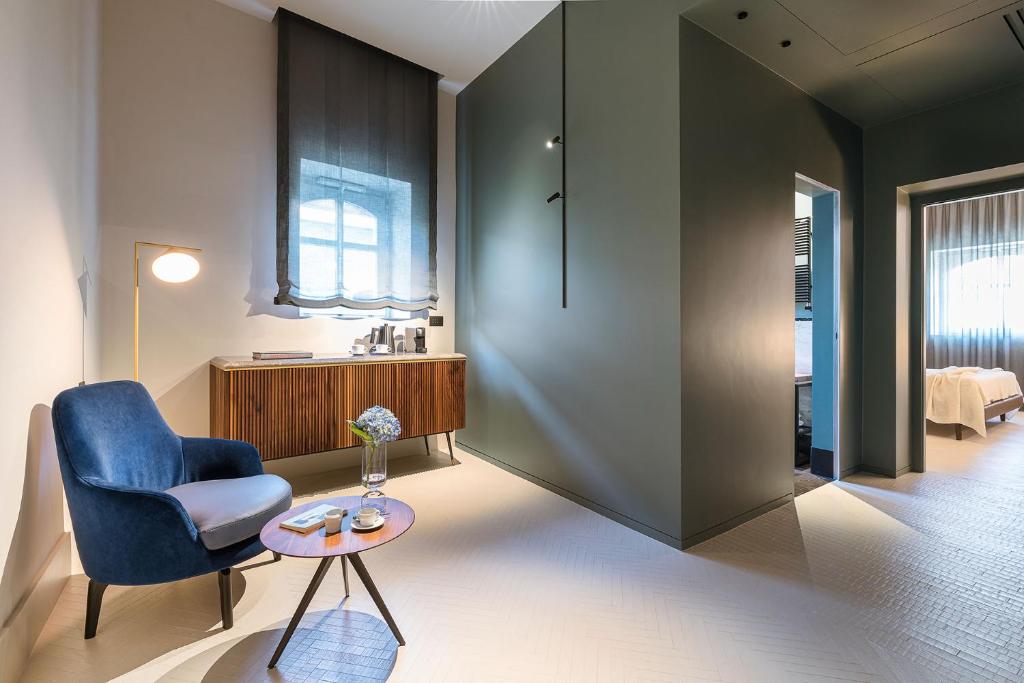 Posezení v ubytování Byssus Suites