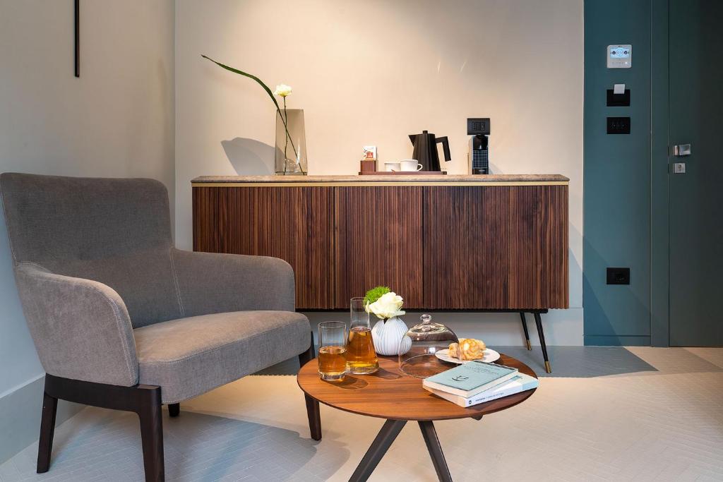 Posezení v ubytování Byssus Suites