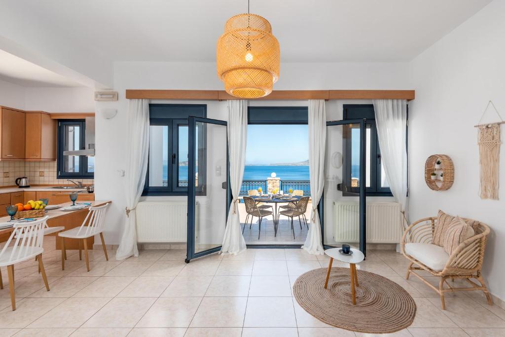 Część wypoczynkowa w obiekcie Sacada Seascape Nisyros