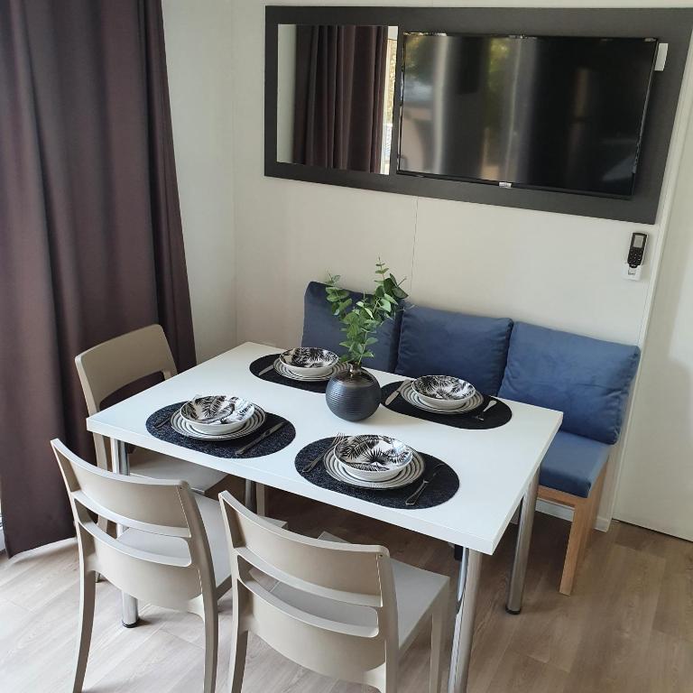 TV a/nebo společenská místnost v ubytování Mobile home Sunflower - Selce