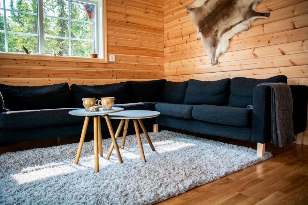 Posezení v ubytování Kåvanstugan Funäsdalen