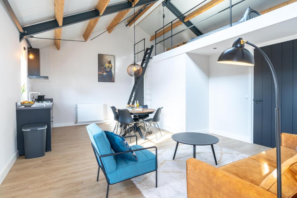 Χώρος καθιστικού στο B&B de Bommelhoeve