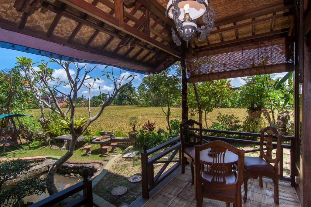 Zahrada ubytování Ganesha Ubud Inn