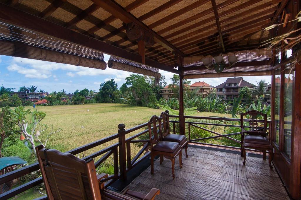 Zahrada ubytování Ganesha Ubud Inn