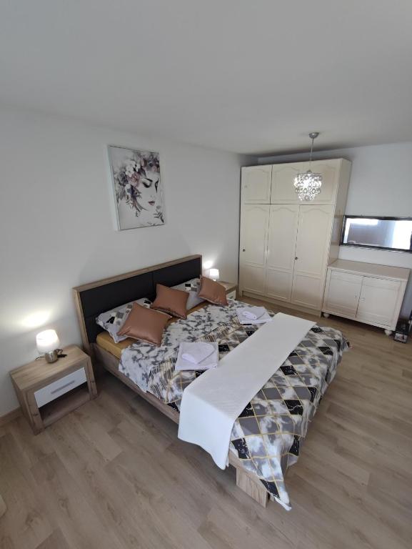 Postel nebo postele na pokoji v ubytování Apartment Barba View