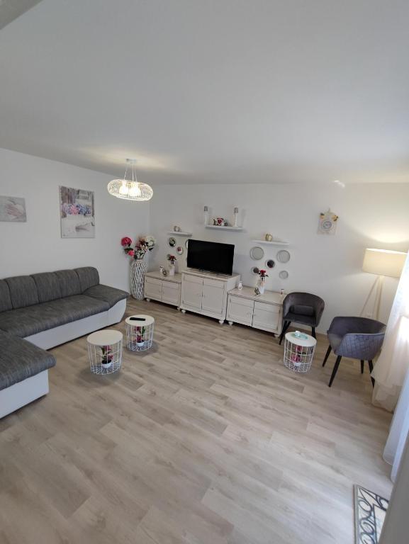 Posezení v ubytování Apartment Barba View