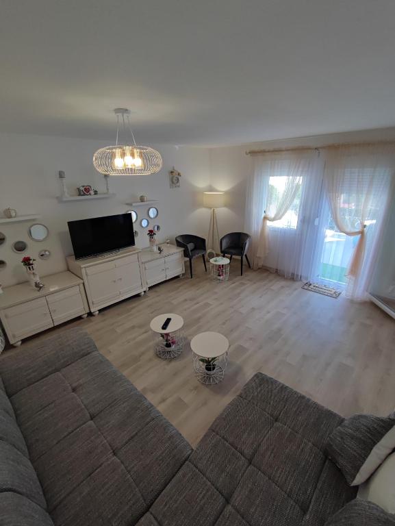 Posezení v ubytování Apartment Barba View