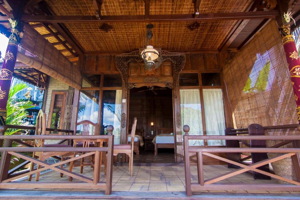 Patio nebo venkovní prostory v ubytování Ganesha Ubud Inn