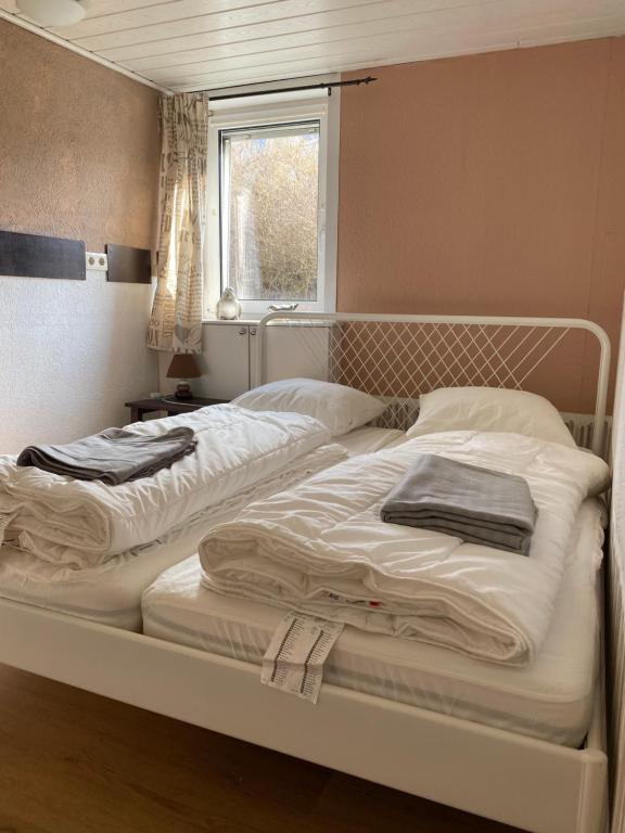 Postel nebo postele na pokoji v ubytování Haus Bornstein