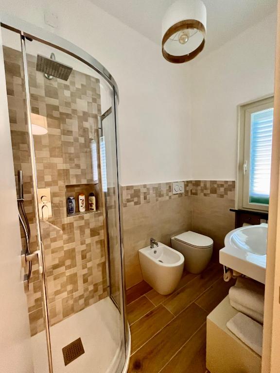 Koupelna v ubytování Albergo Africa