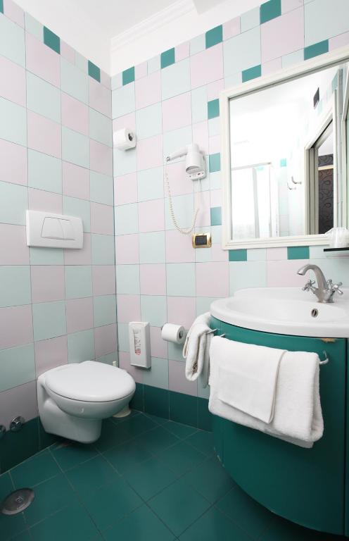 Koupelna v ubytování Hotel Nardizzi Americana