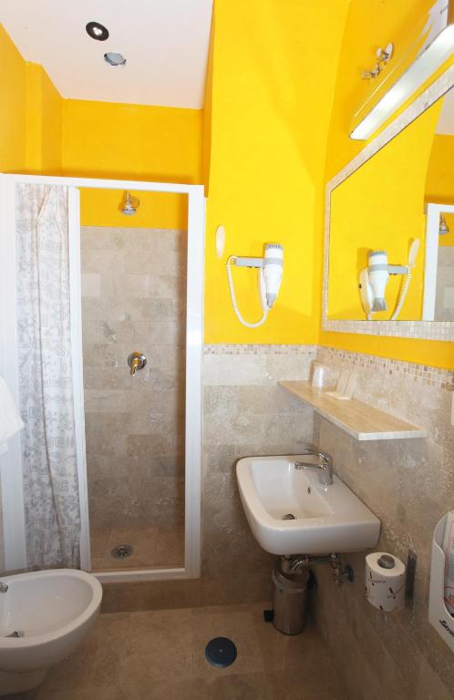 Koupelna v ubytování Hotel Nardizzi Americana