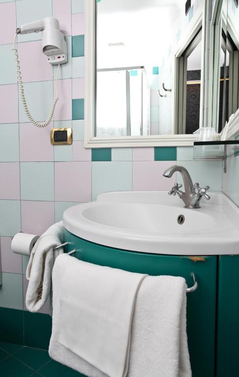 Koupelna v ubytování Hotel Nardizzi Americana