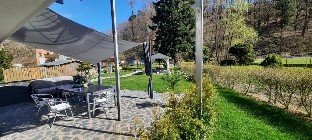 Zahrada ubytování Ferienwohnung Zum Kühlen Grund