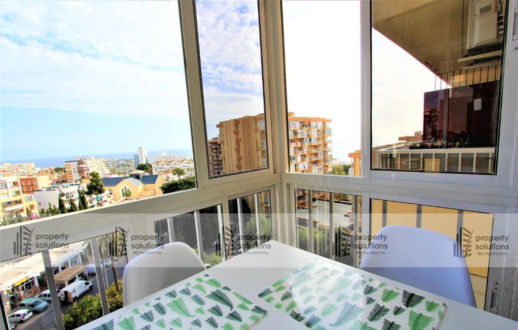 Balkón nebo terasa v ubytování 712 Iris Apartamentos - Vista al mar - A 10 min de la playa caminando y 5 min del centro