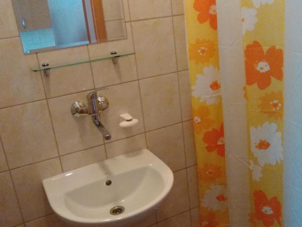 Koupelna v ubytování Privát Sulamit