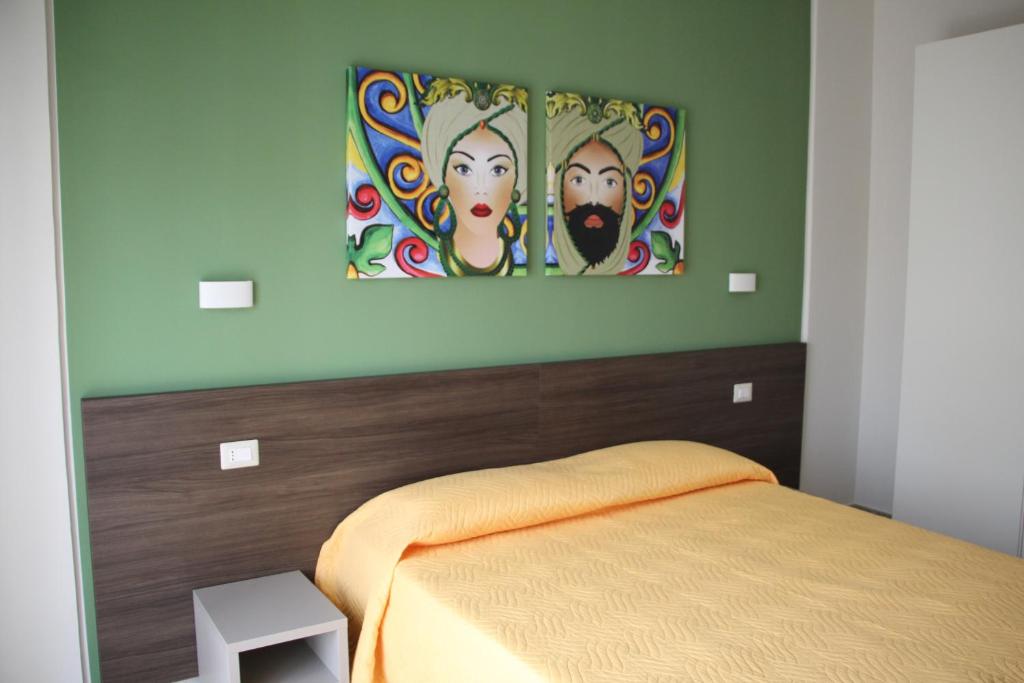 Postel nebo postele na pokoji v ubytování B&B Delle Serre