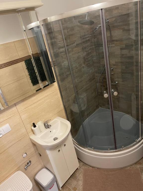 Kúpeľňa v ubytovaní Carmen Apartments4u - Pomorska 82